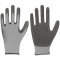 13 Gauge Polyester geknitterte Latexhandschuhe mit Palmenbeschichtung